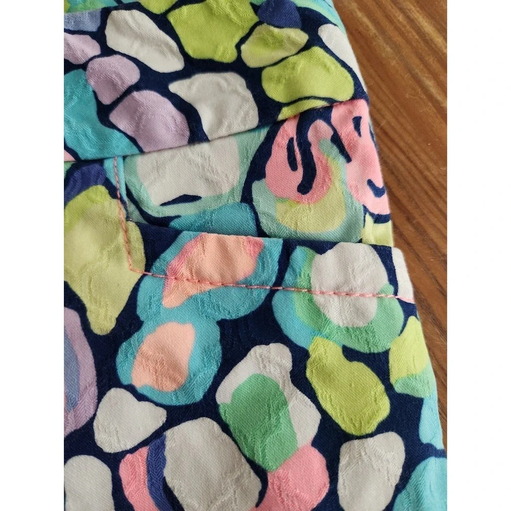 Lilly Pulitzer Gypsy Jungle Ellie Shorts Low Rise Size 00 Old Money Quiet Luxury